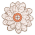 Oxford Paper Flower 1 - A Digital Scrapbooking Flower Embellishment Asset by Marisa Lerin