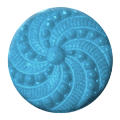 Blue Button - A Digital Scrapbooking Button Embellishment Asset by Marisa Lerin