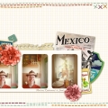 Mexican Restaurant - A Digital Scrapbook Page by Marisa Lerin