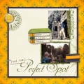 Find the Perfect Spot - A Digital Scrapbook Page by Marisa Lerin