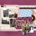 Gravensteen Castle - A Digital Scrapbook Page by Marisa Lerin