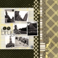 In Bruges - A Digital Scrapbook Page by Marisa Lerin