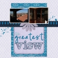 The Greatest View - A Digital Scrapbook Page by Marisa Lerin