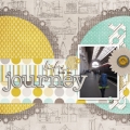 Life is a Journey - A Digital Scrapbook Page by Marisa Lerin