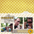 Eating on the Go - A Digital Scrapbook Page by Marisa Lerin