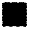Square 5 - Scalloped - A Digital Scrapbooking  Shape Mat Template by Marisa Lerin