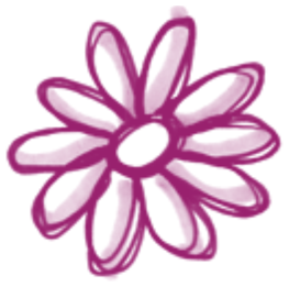 Flower Purple - a digital scrapbooking flower embellishment by Marisa Lerin