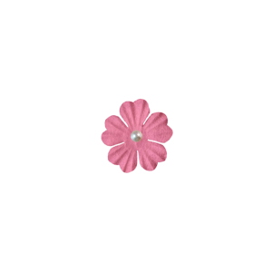 Light Pink Pearl Flower - a digital scrapbooking flower embellishment by Marisa Lerin