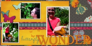 Butterfly Wonder - a digital scrapbook page by Marisa Lerin
