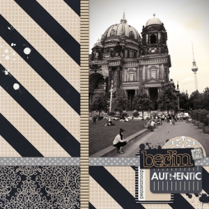 Berlin - a digital scrapbook page by Marisa Lerin