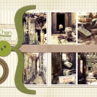 Preah Khan - A Digital Scrapbook Page by Marisa Lerin