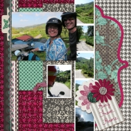 Away From Home - A Digital Scrapbook Page by Marisa Lerin