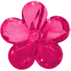 Pink Plastic Flower - A Digital Scrapbooking Flower Embellishment Asset by Marisa Lerin