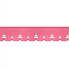 Scalloped Pink Ribbon - A Digital Scrapbooking Ribbon Embellishment Asset by Marisa Lerin