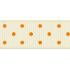 Ribbon 8 - Orange Polka Dots - A Digital Scrapbooking Ribbon Embellishment Asset by Marisa Lerin