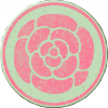 Pink Chipboard Circle - A Digital Scrapbooking Tags Embellishment Asset by Marisa Lerin