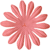 Pink Polka Dot Flower 3