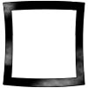 Black White Warped Frame