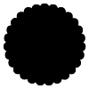 Scalloped Circle Mat - A Digital Scrapbooking  Shape Mat Template by Marisa Lerin